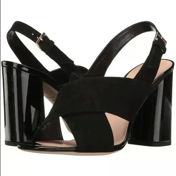 Kate Spade Black Block Heel sandals - Picture 2 of 9